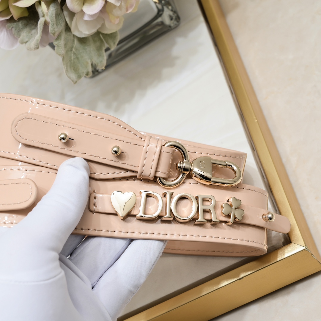 Small Lady Dior My ABCDior Bag Pink patent leather CD2026 XB081 20cm