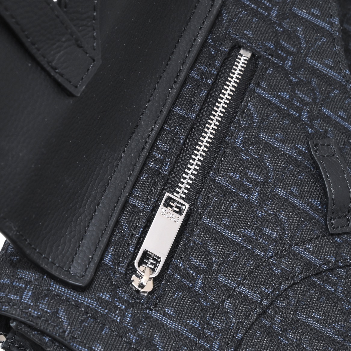 Saddle Bag Black print 1088 LM581 23cm