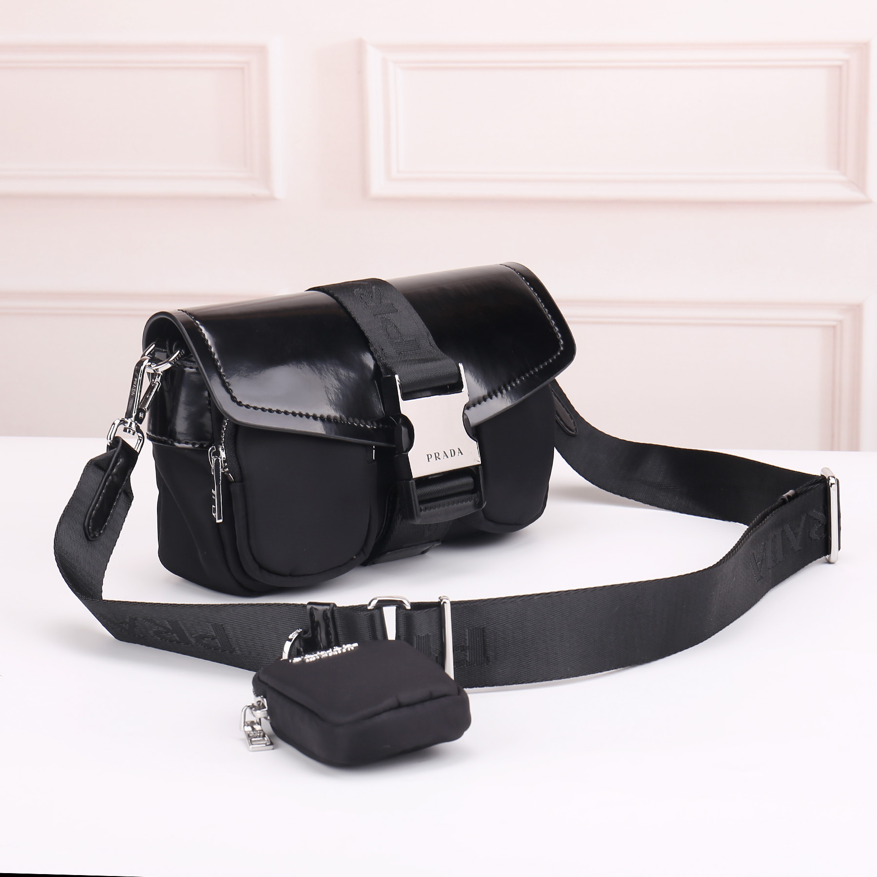 Prada Shoulder Bag 1295 TS571 23cm