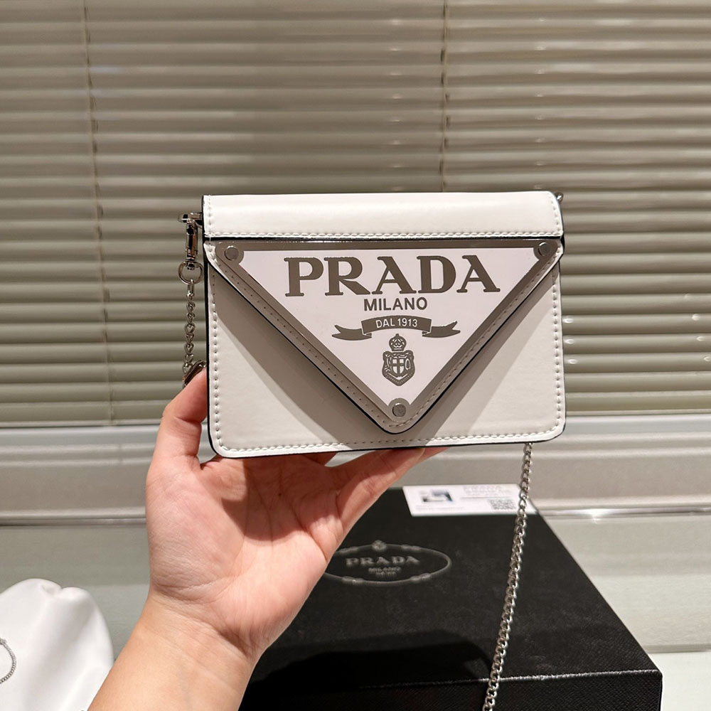 Prada Shiny Leather Mini Shoulder Bag  (Replica)