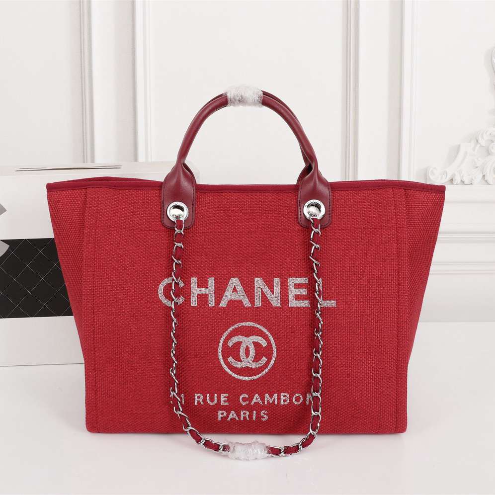 Chanel Tote Bag Canvas Totes Handbag (Replica)