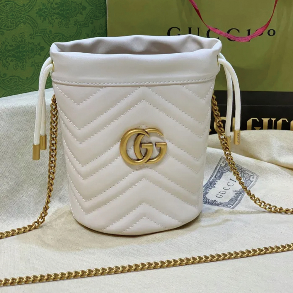 GG Marmont Mini Bucket bag 575163 LM051 19cm