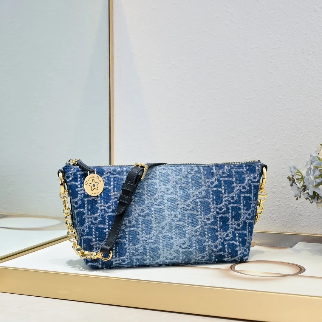 Dior Diorstar Hobo Chain Bag Shoulder Bag Handbag  (Replica)