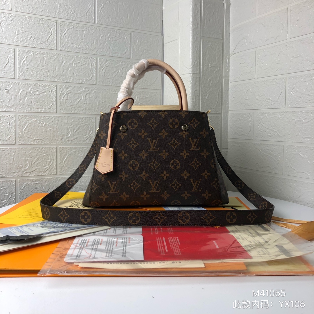 LV Montaigne Bag M41055 M41056 HH061071 29-33cm