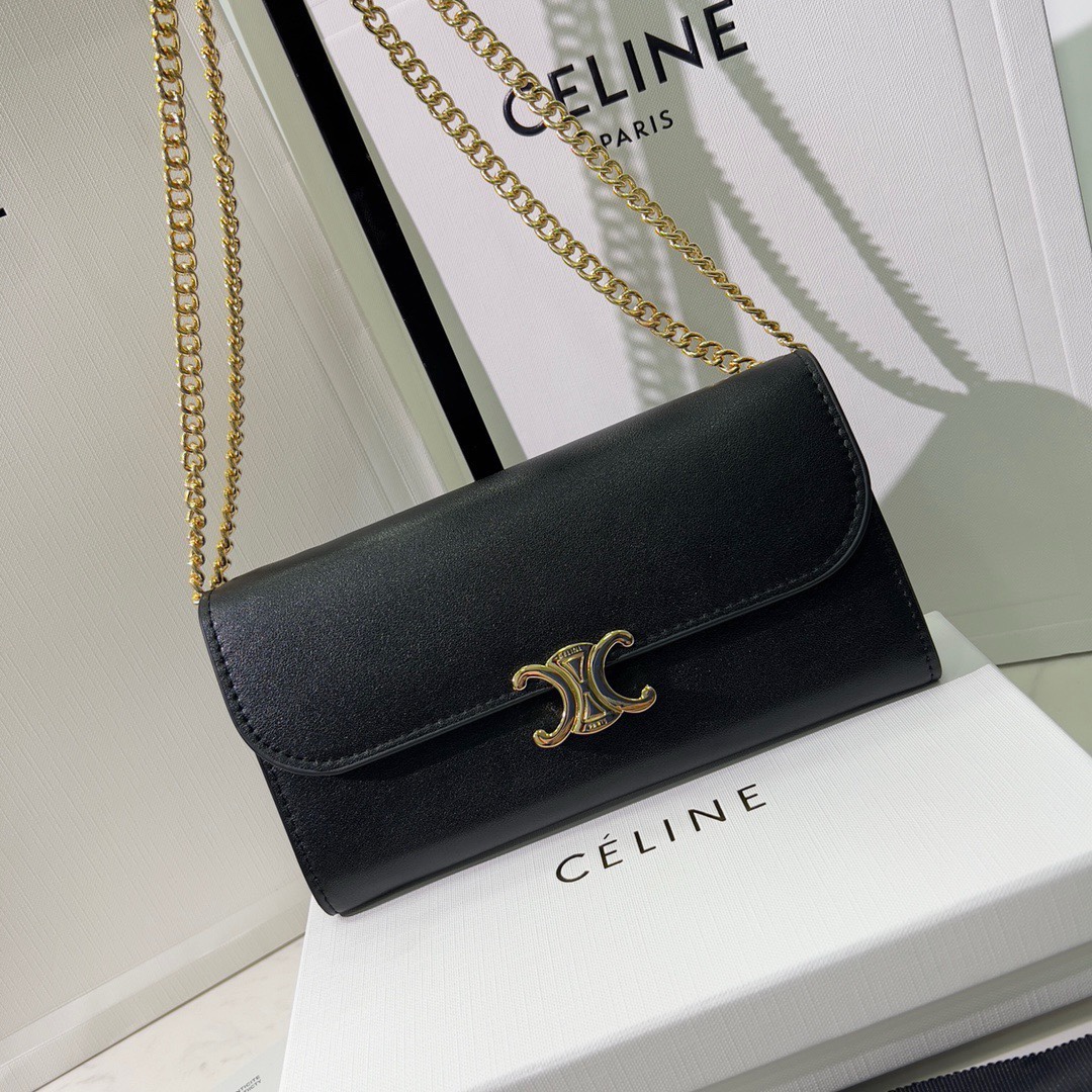 Celine CLAUDE Chain Bag 1962 LM59 19cm