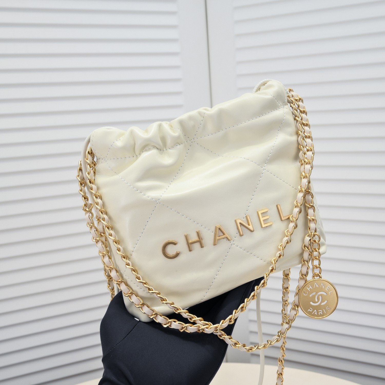 Chanel 22 Trash Bag Golden Hardware Mini Shoulder Bag Handbag