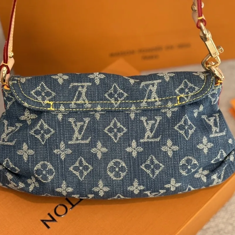 Louis Vuitton LV Denim Shoulder Bag Handbag (Replica)