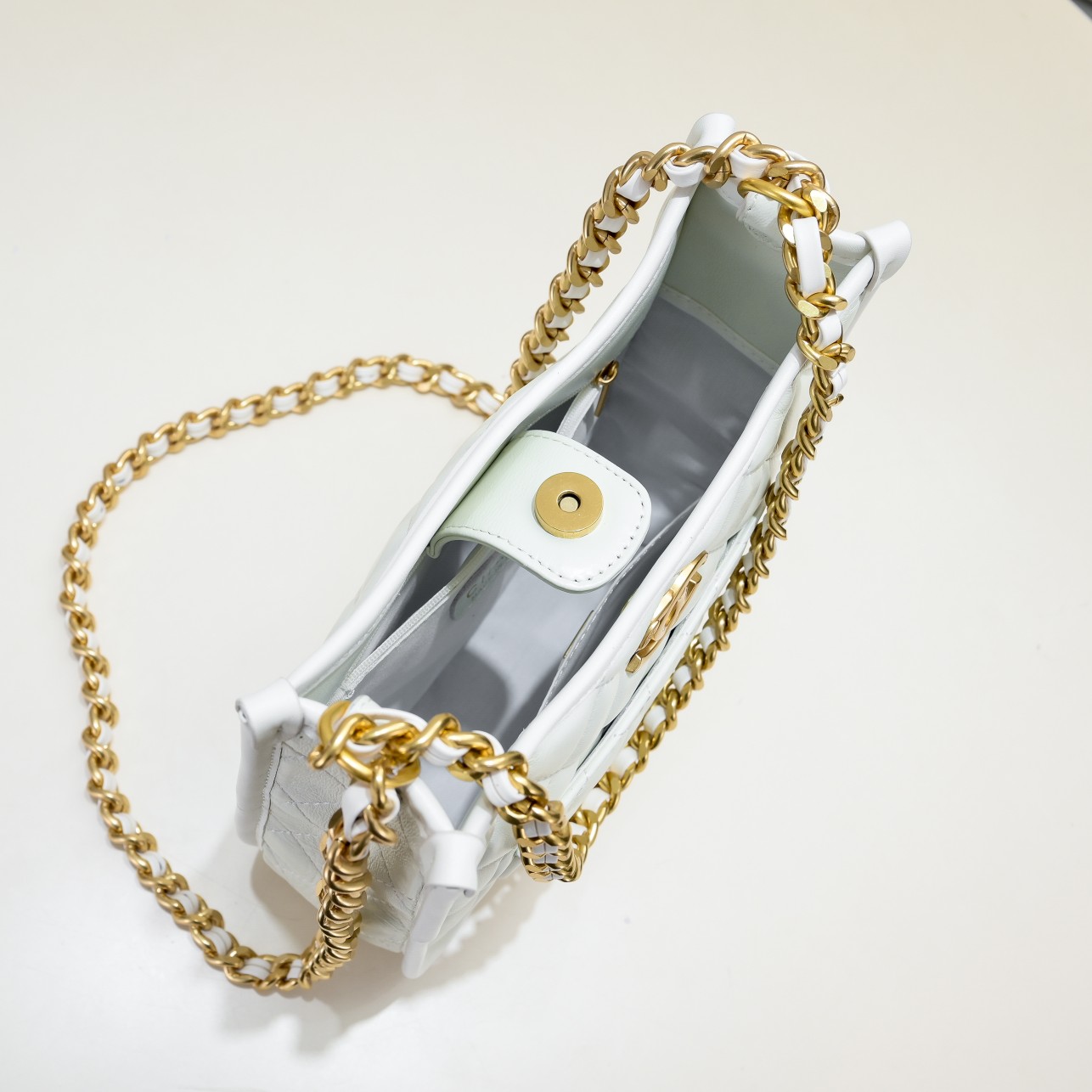 Chanel 24s Hobo Underarm Shoulder Bag Handbag