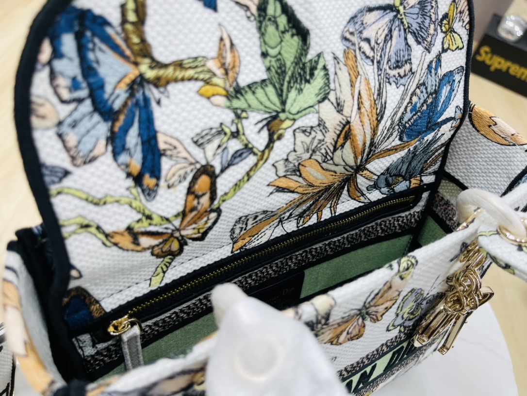 10A + top quality Dior Medium Lady D-Lite Bag 9920 DD003 24cm