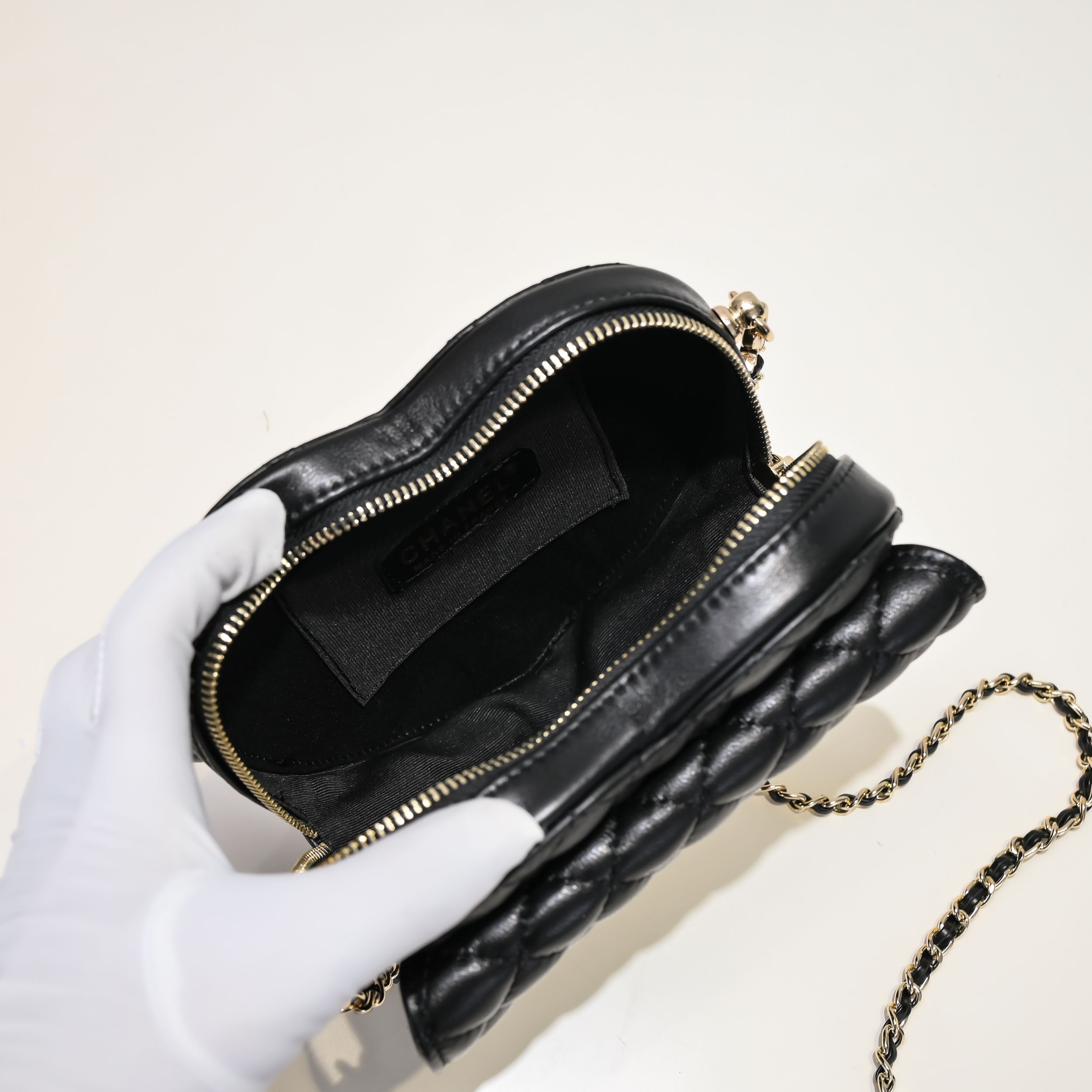 Chanel Peach Pericardium Bag Shoulder Bag Handbag