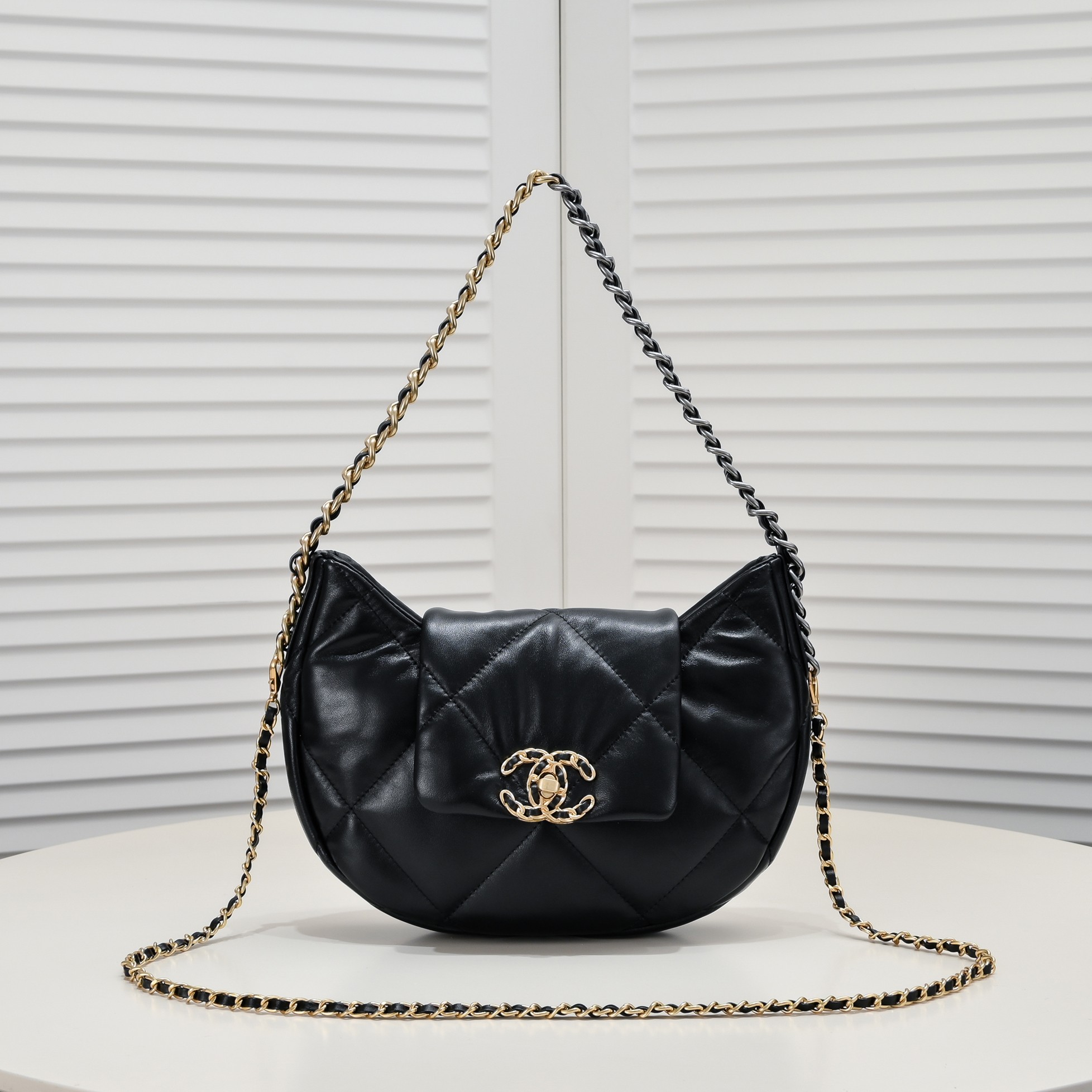 Chanel 19Bag Hobo Underarm Bag Shoulder Bag Handbag