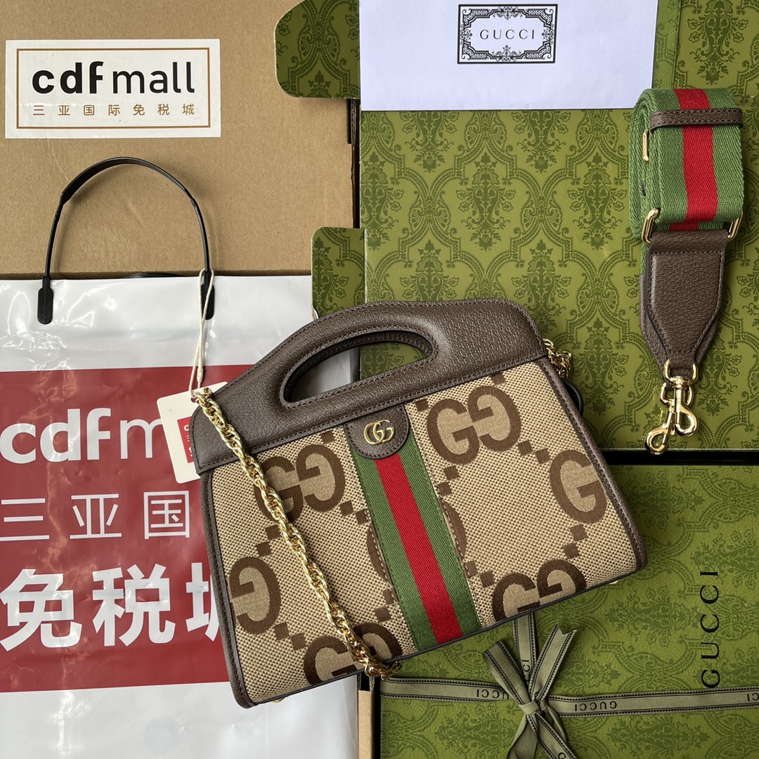 GUCCI Ophidia small tote with Web  693724