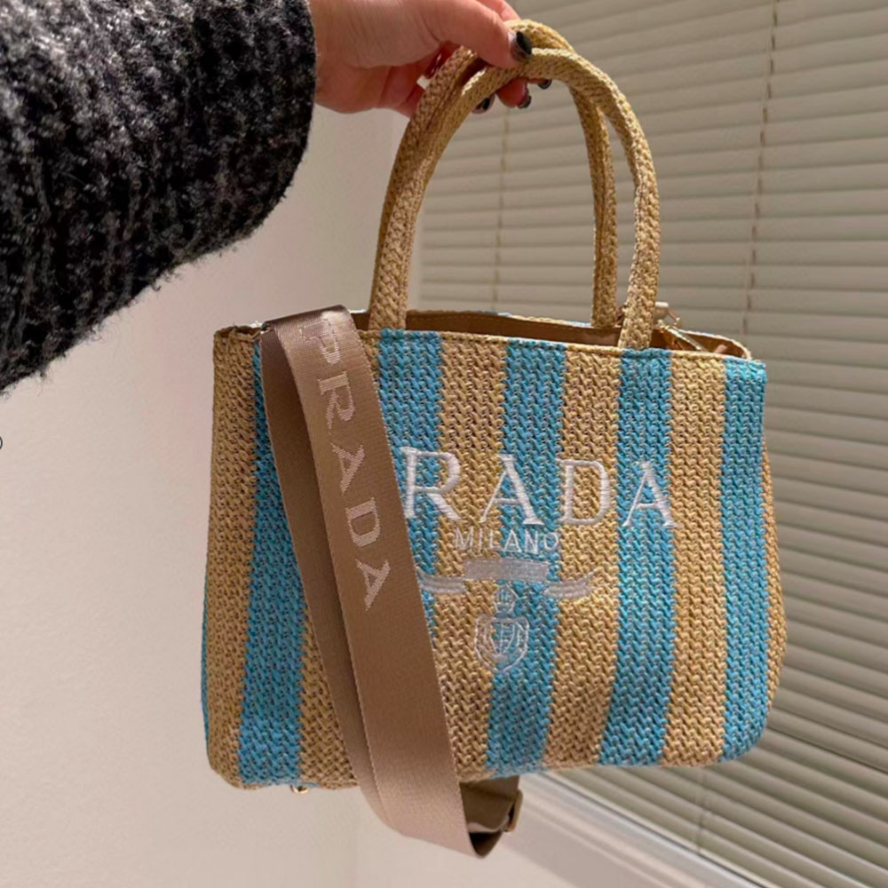 Prada Crochet Handbag Tote Bag（Replica）