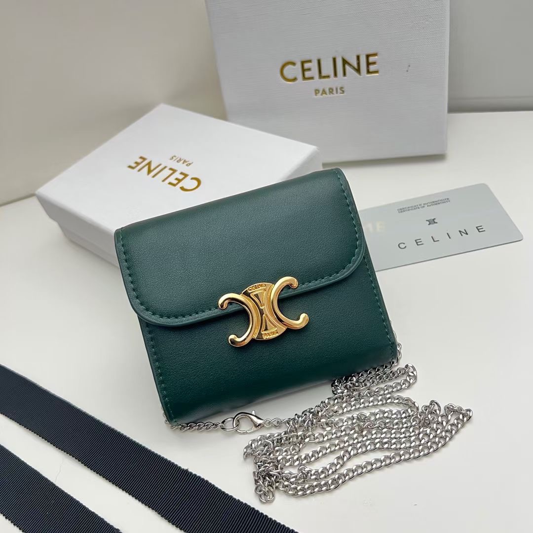 Celine TRIOMPHE Wallet 10783 LM57 11cm