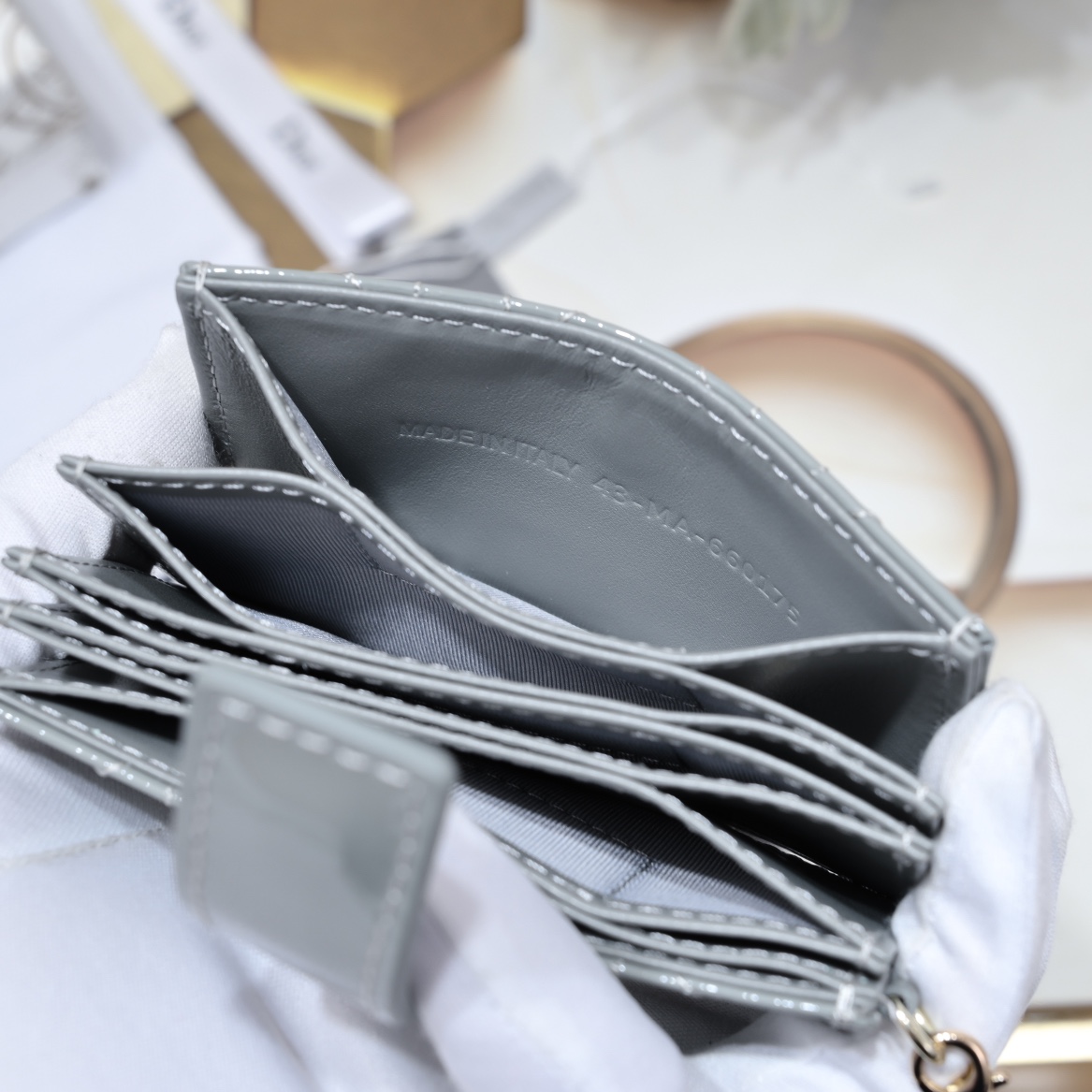 Lady Dior 5-Gusset Card Holder 10A+ top quality S0178 LM091 10.4cm