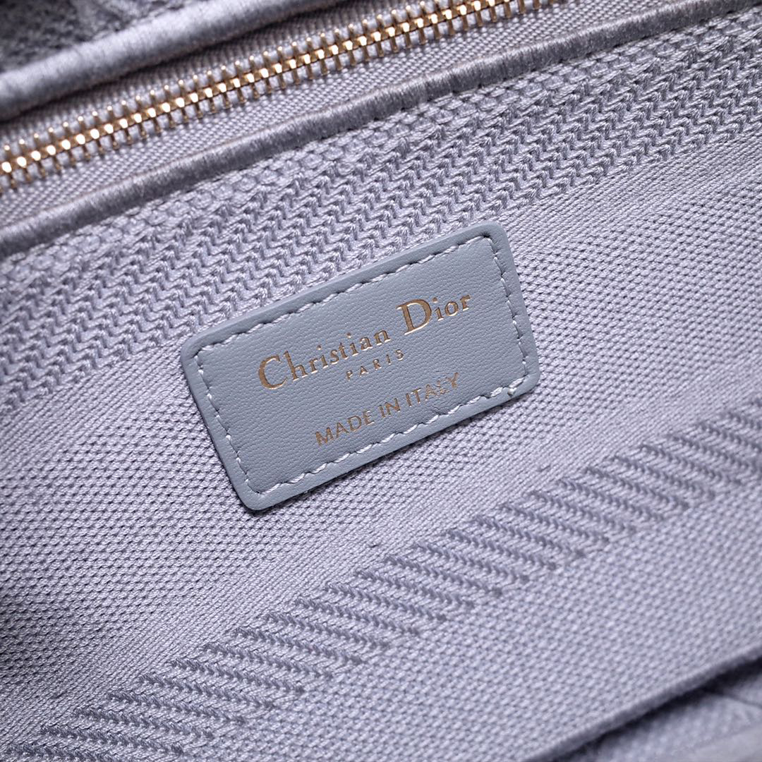 10A + top quality Dior Medium Lady D-Lite Bag M0565 LM003 24cm