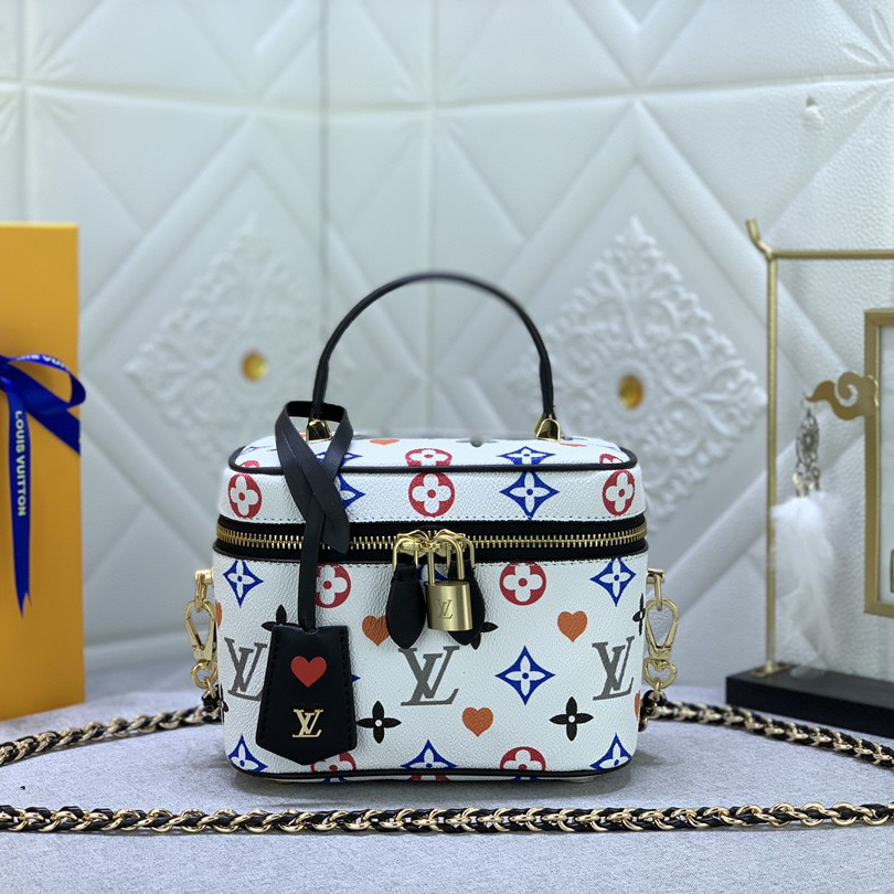 Louis Vuitton LV Nice Leather Cosmetic Bag Handbag M42265&M44495&M44936 Top quality (Replica)