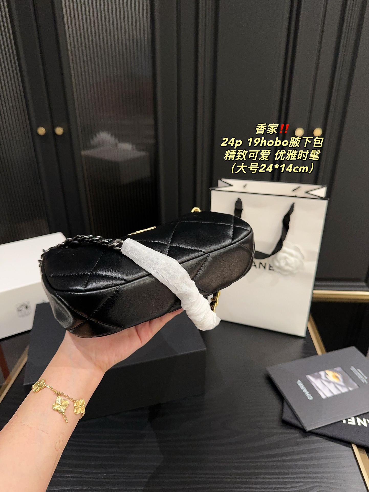 Chanel 24p 19hobo Bag 018 DB571 20-24cm