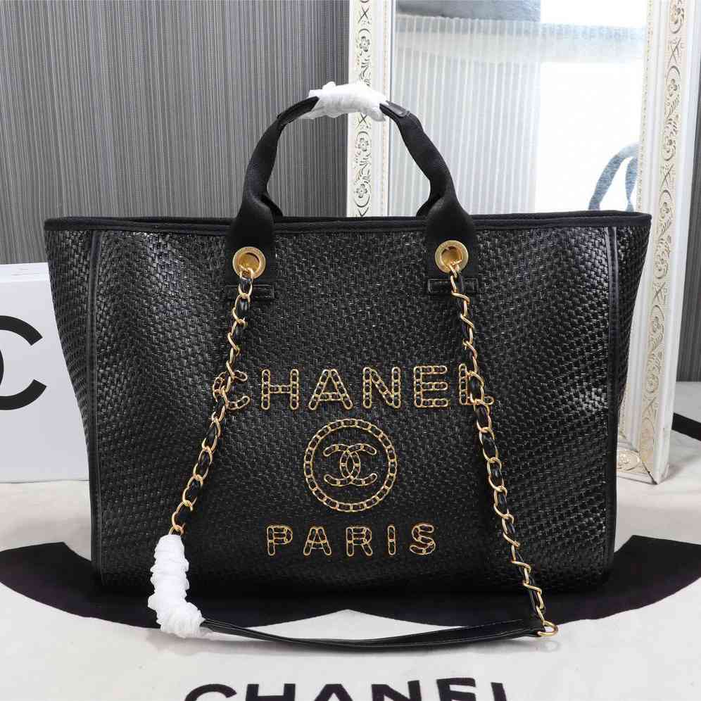 Chanel Tote Bag Canvas Totes Handbag (Replica)