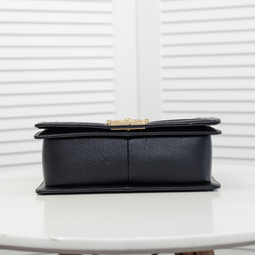 Chanel Leboy litchi or lychee pattern Shoulder Bag Handbag