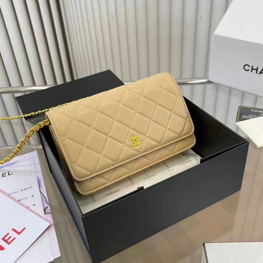 Chanel  WOC Quilted Caviar Shoulder Bag (Replica)