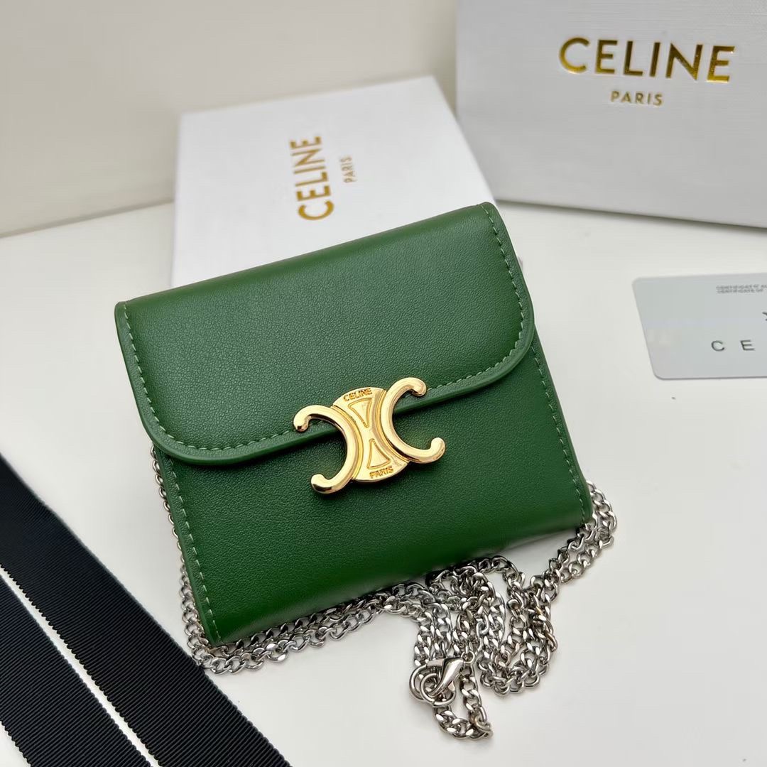 Celine TRIOMPHE Wallet 10783 LM57 11cm