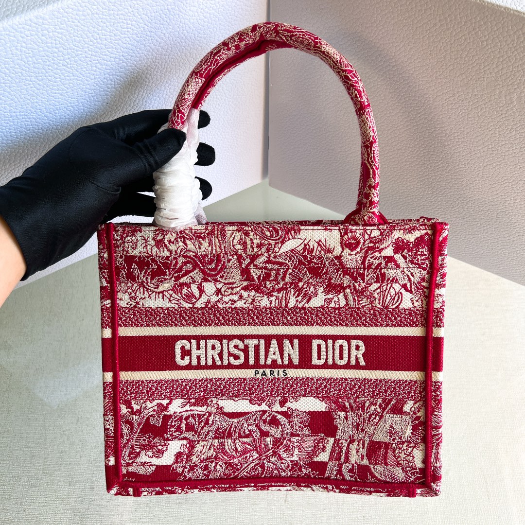 10A + top quality Small Dior Book Tote 1265 DLAM012 26.5cm