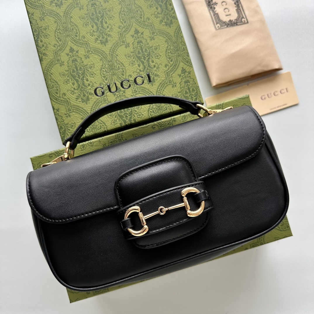 Gucci Horsebit Small Top Handle Bag 815206