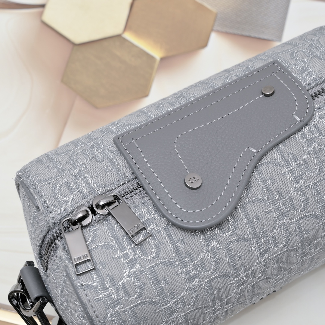 Dior Lingot Messenger Bag CD Diamond Shoulder Bag Handbag