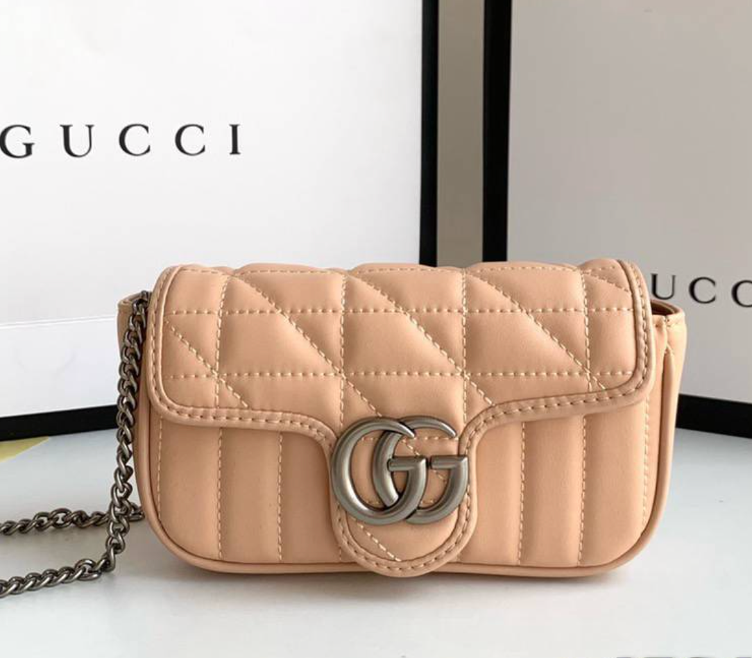 Gucci GG Marmont -Vertical stripes Shoulder Bag Handbag(Replica)