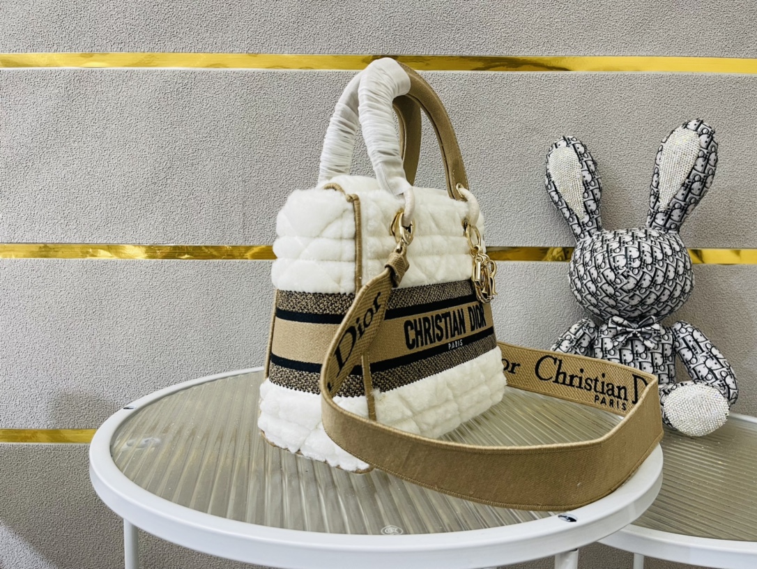 10A + top quality Dior Medium Lady D-Lite Bag 9920 DD003 24cm