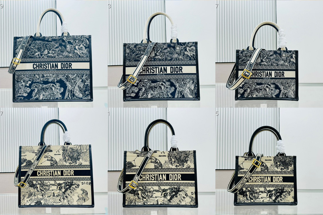 10A + top quality Dior Book Tote With Strap 8833 LM012042062 26-42cm