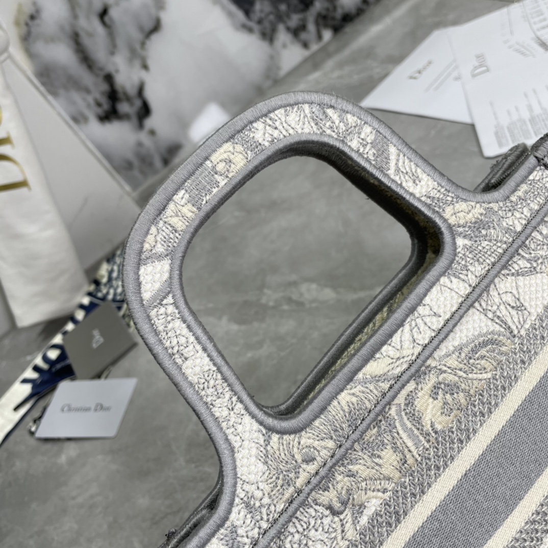 10A + top quality Mini Dior Book Tote 0175 XB041 23cm