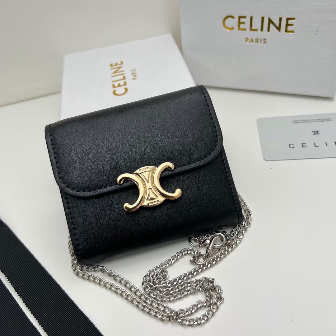 Celine TRIOMPHE Wallet 10783 LM57 11cm