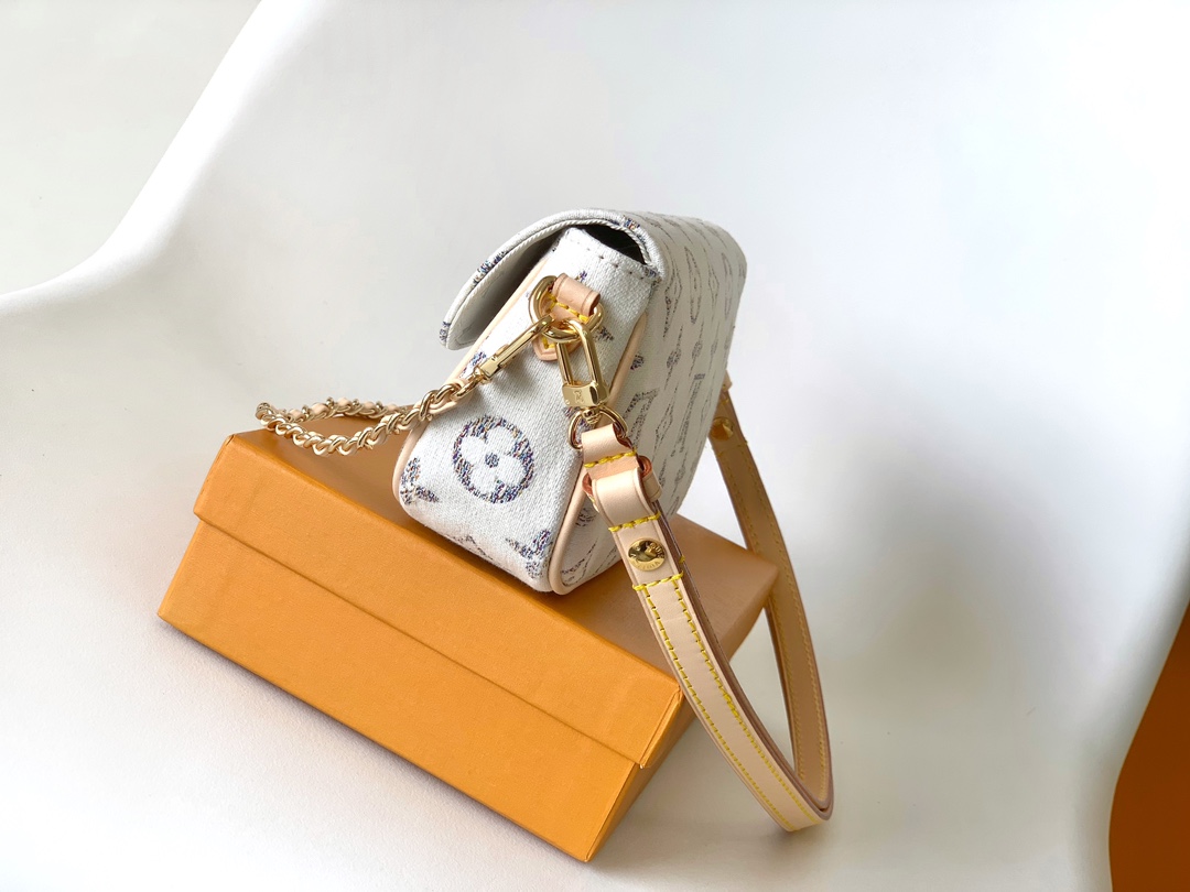 Louis Vuitton 10A Handbag Shoulder Bag Top Mirror Quality Version Wallet on Chain Ivy M83499