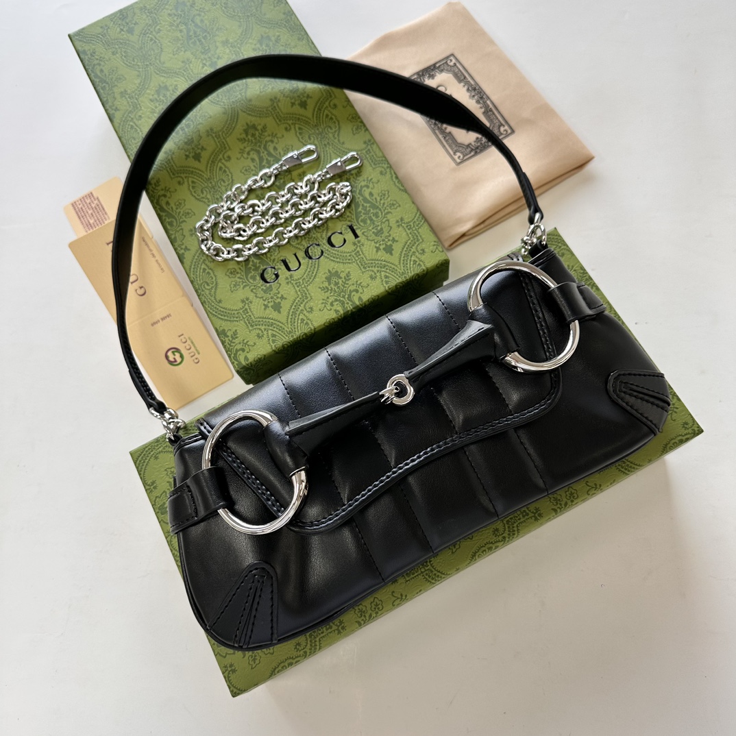 Gucci Horsebit Chain Bag 764339 LM521 27cm
