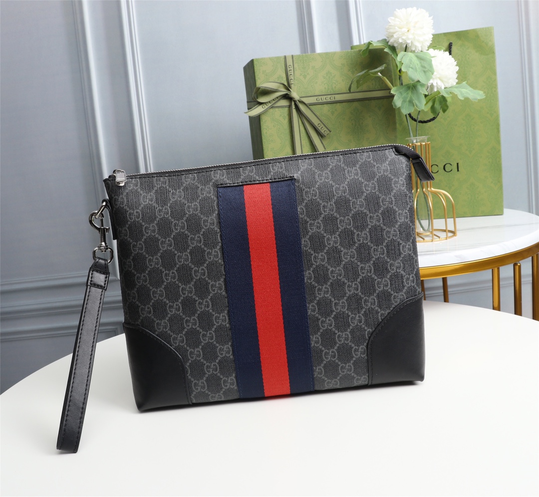 Gucci Men's Handbag Bag Clutch Toiletry Bag(Replica)