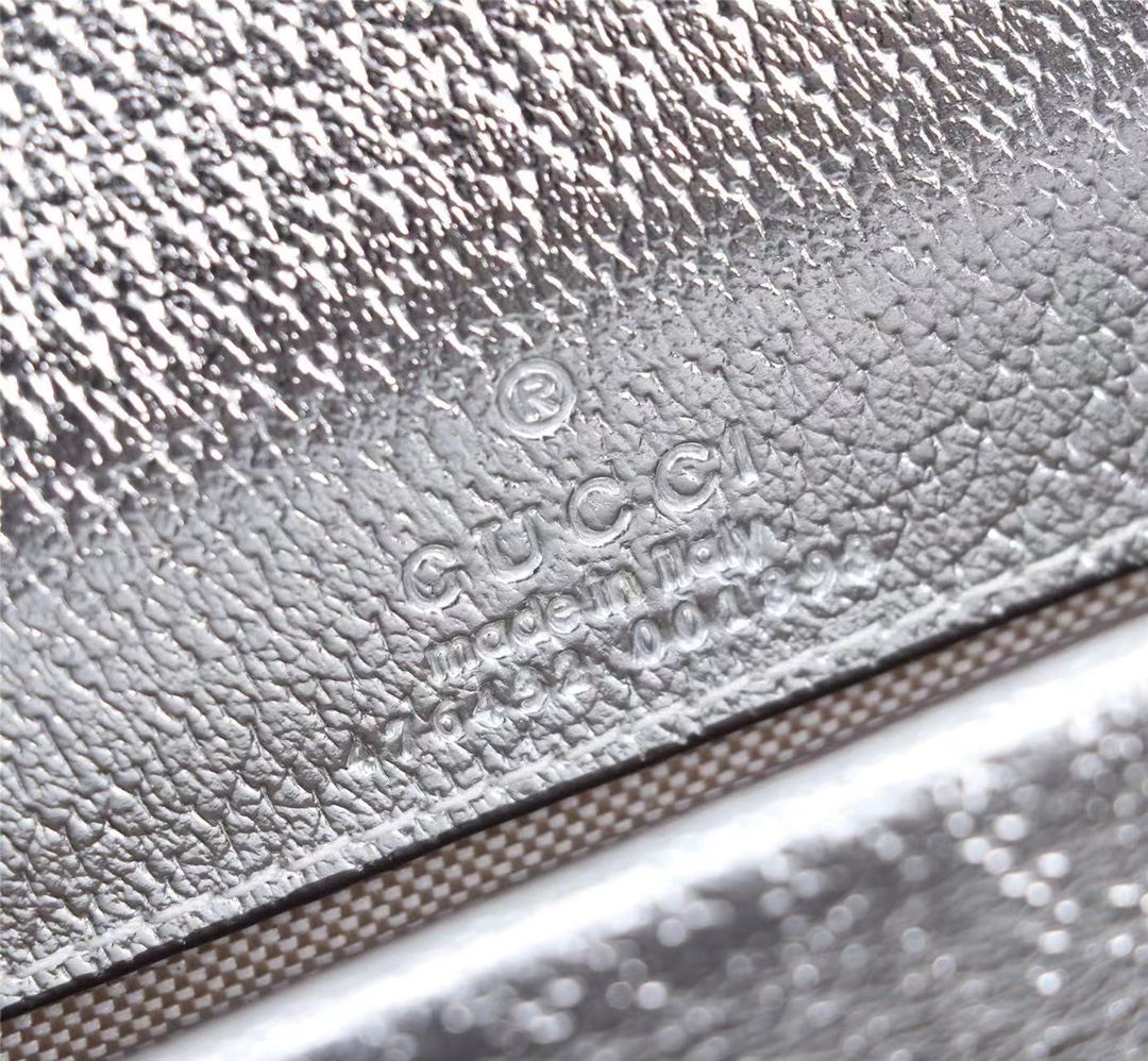 Dionysus Super Mini Bag Silver 476432 LM051 16.5cm