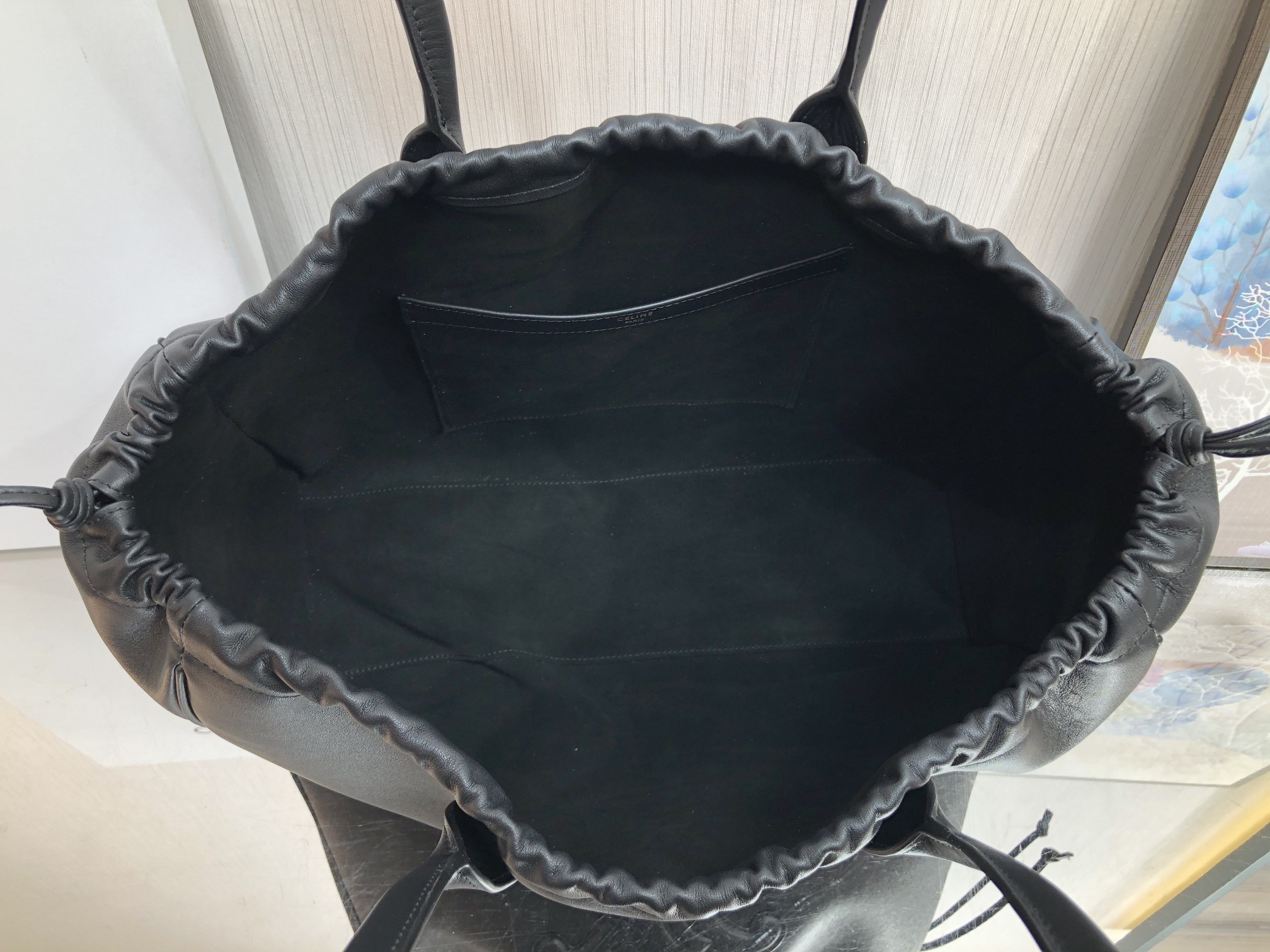 CABAS TRIOMPHE Bag Black 012118 LM061 44cm