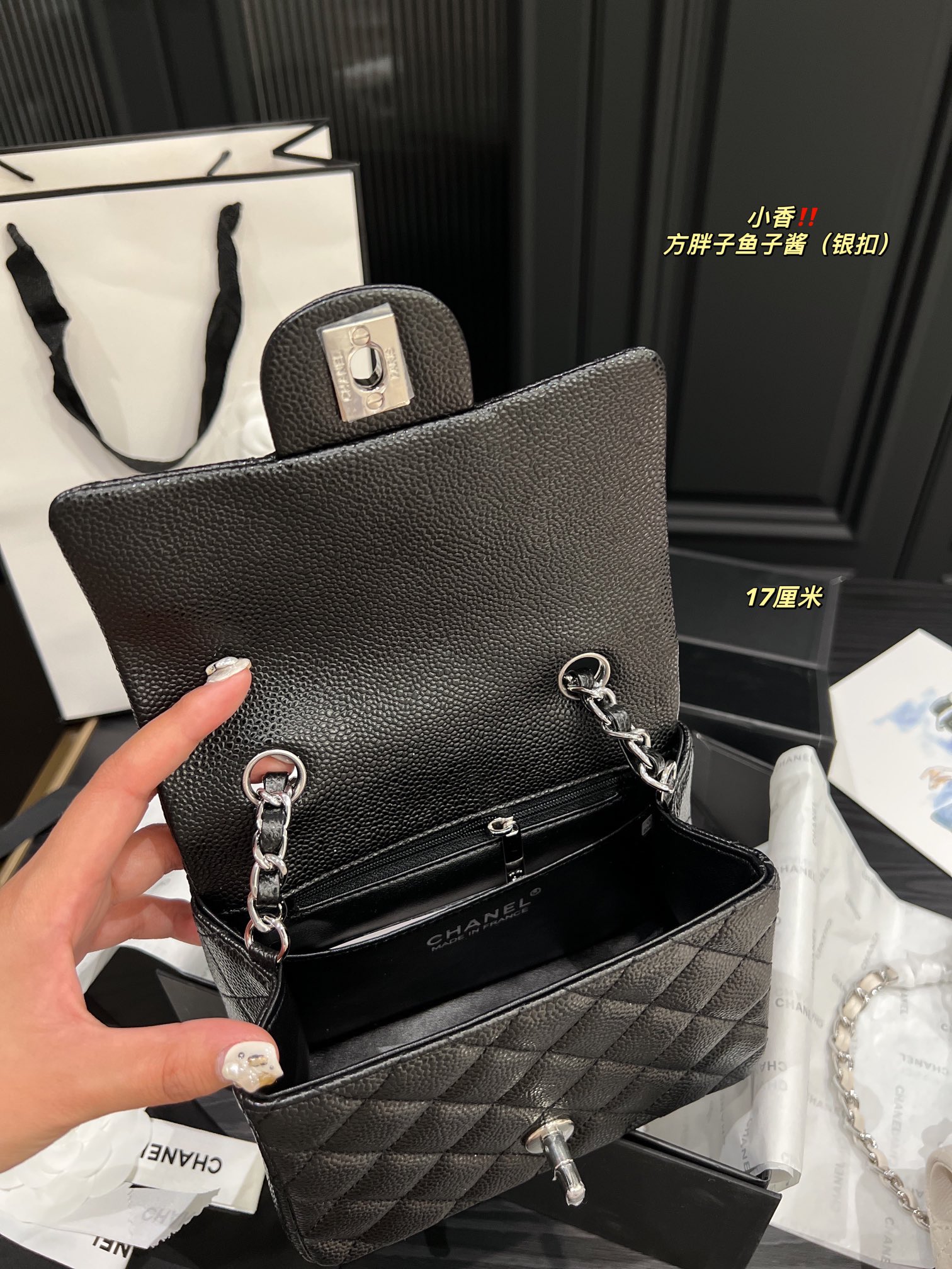 Chanel Shoulder Bag 017 DB071 17cm