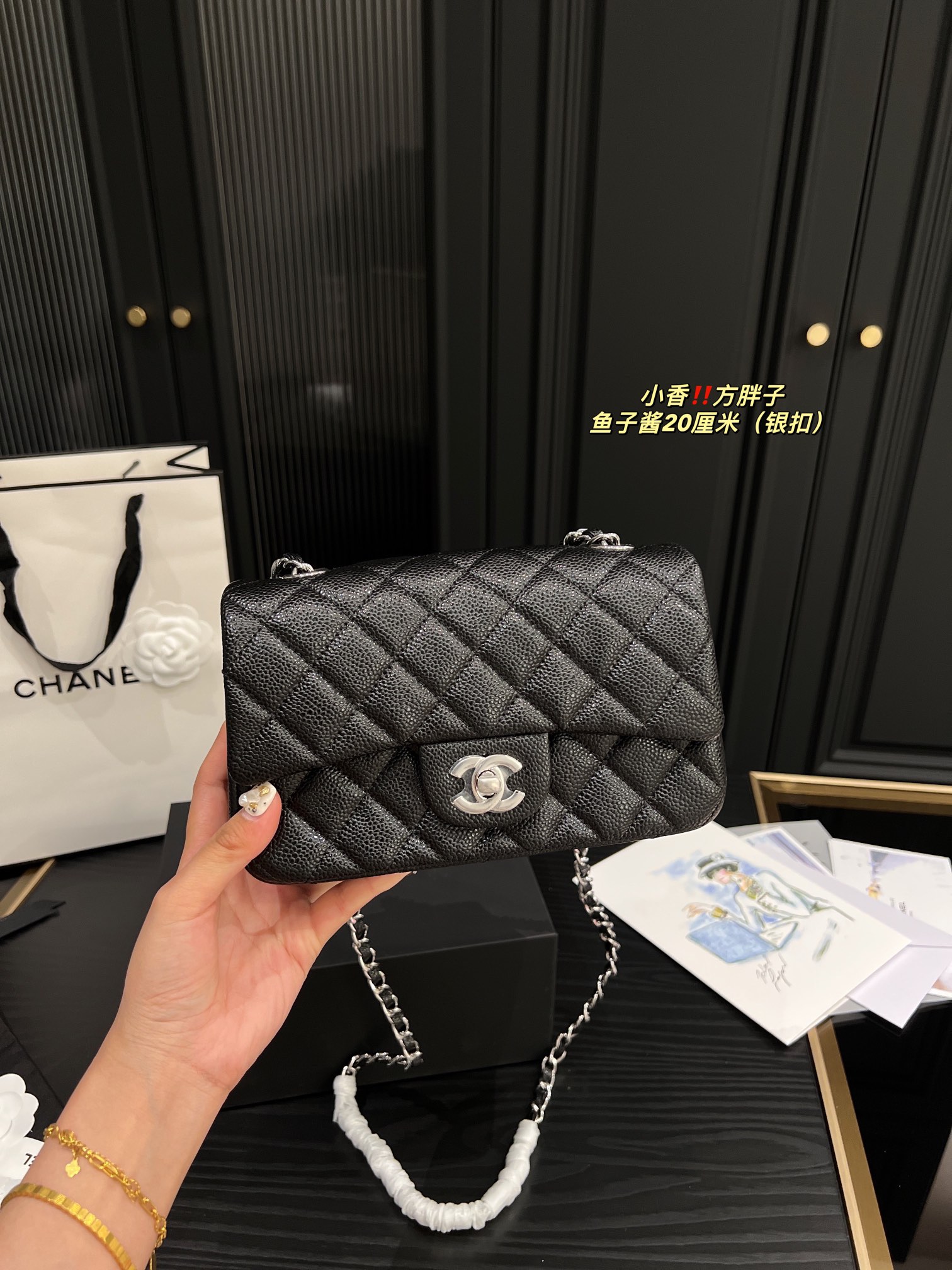 Chanel Shoulder Bag 017 DB071 20cm
