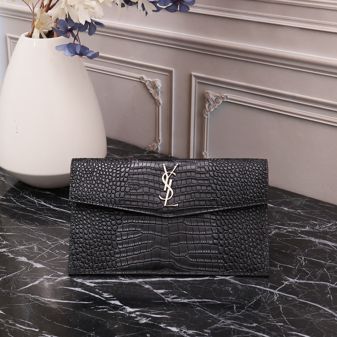 YSL Uptown Clutch 8025 LM031 27cm