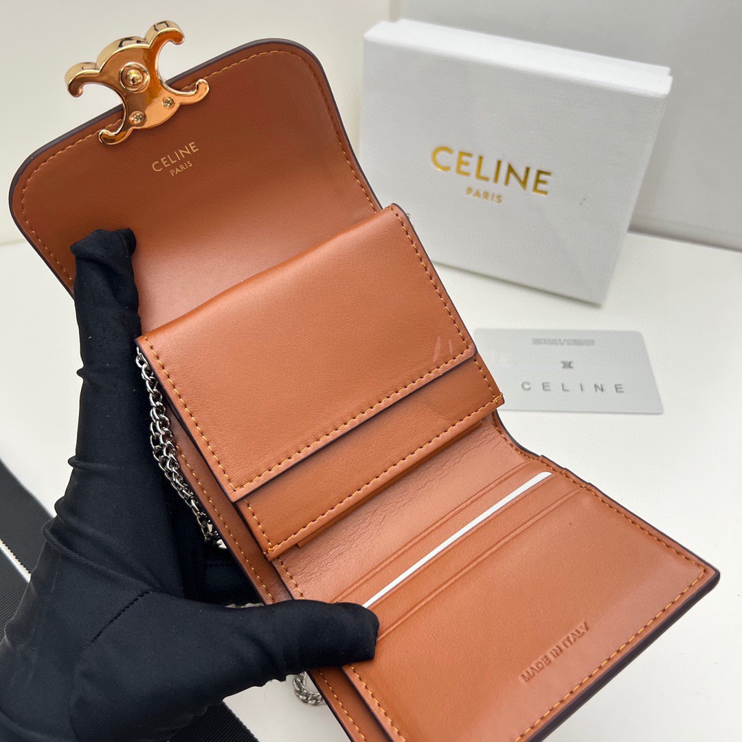Celine TRIOMPHE Wallet 10999 LM57 11cm