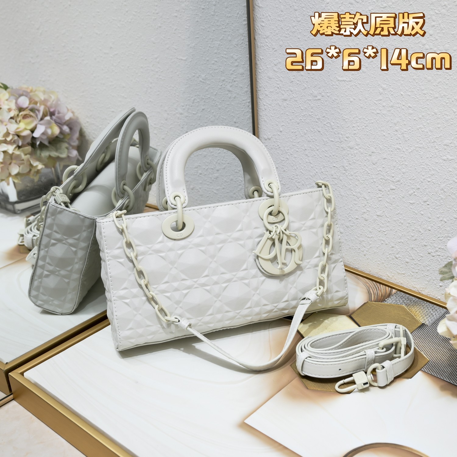 Dior Lady D-Joy bag 5002 XB002 26cm