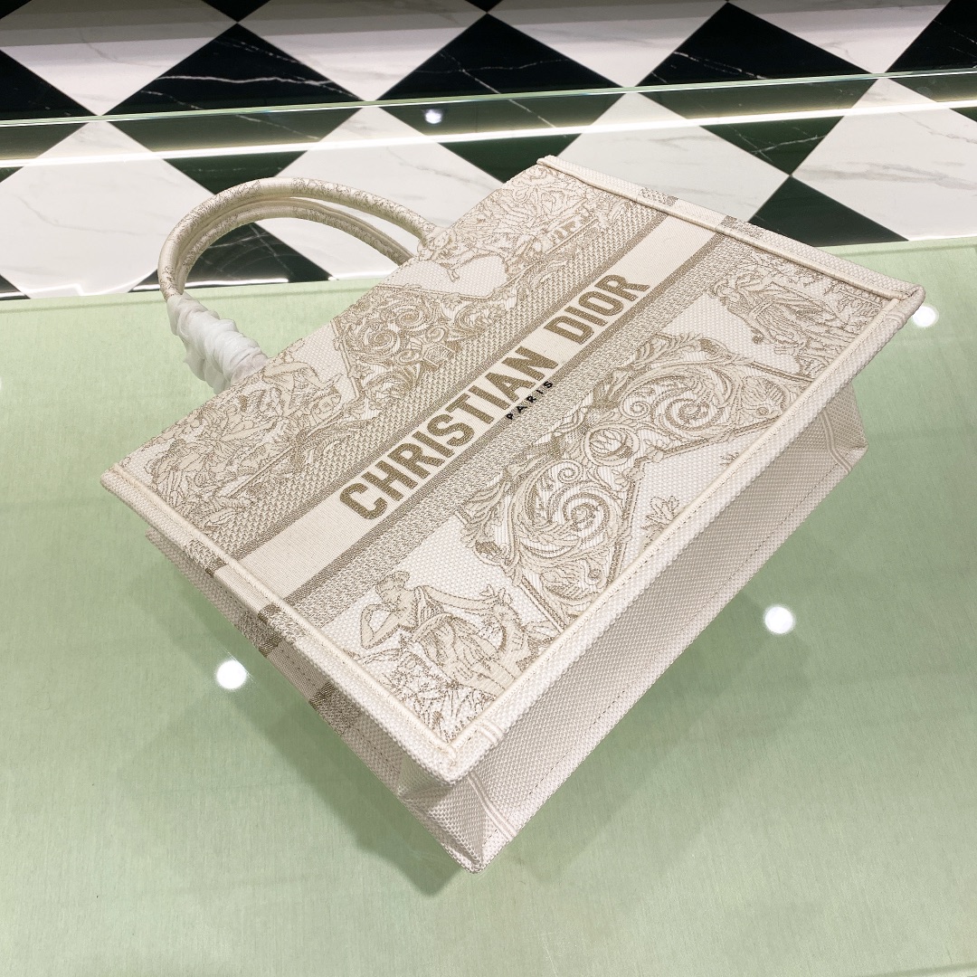 10A + top quality Medium Dior Book Tote 1296 DLAM022 36cm