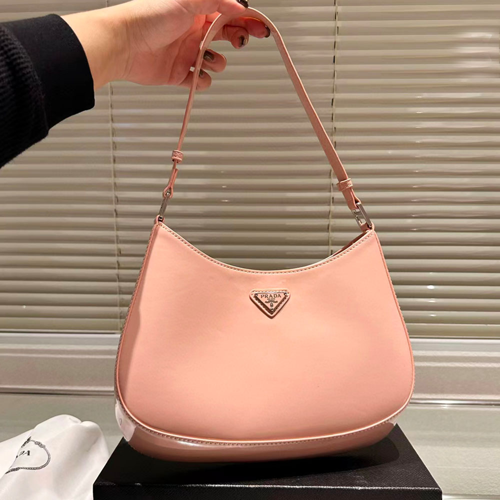 PRADA Calfskin Hobo Bag Shoulder Bag (Replica)