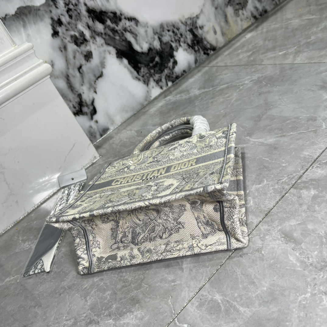 10A + top quality Small Dior Book Tote 0175 XB012 26cm