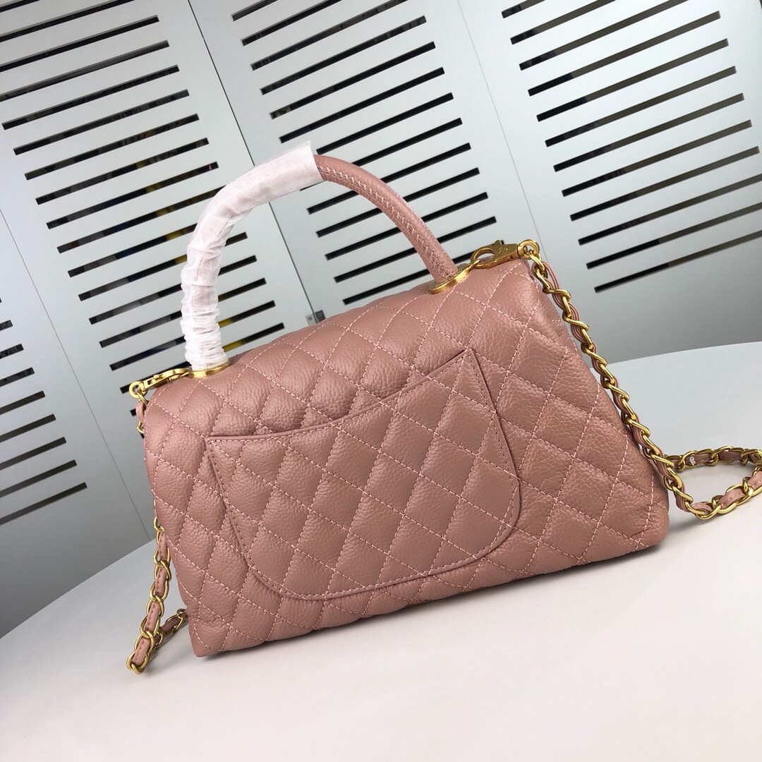 Chanel Pink Large Shoulder Bag Handbag