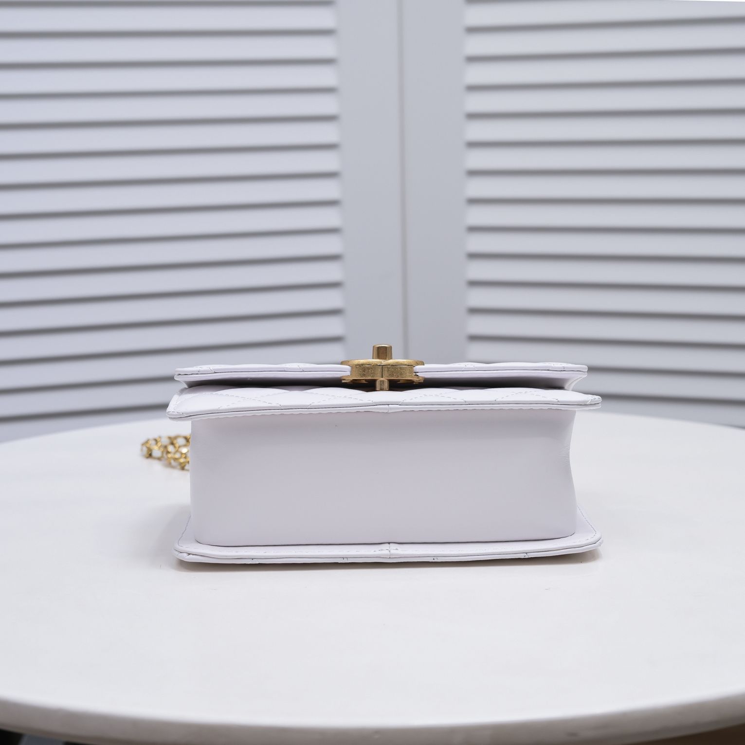 Chanel WOC Double Gold Ball Chain Mini Shoulder Bag Handbag