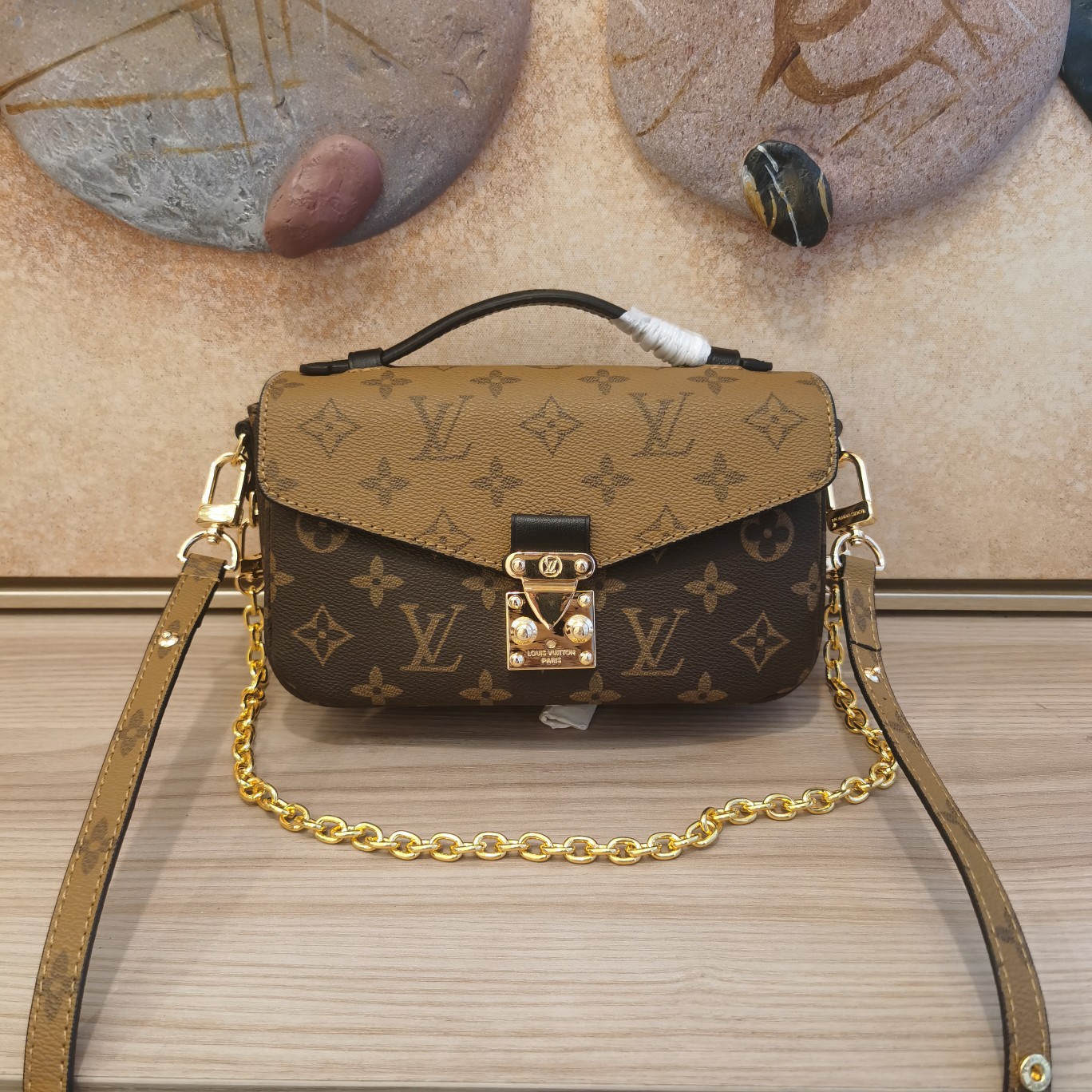 LV POCHETTE MÉTIS EAST WEST BAG M46279 LM031 21.5cm